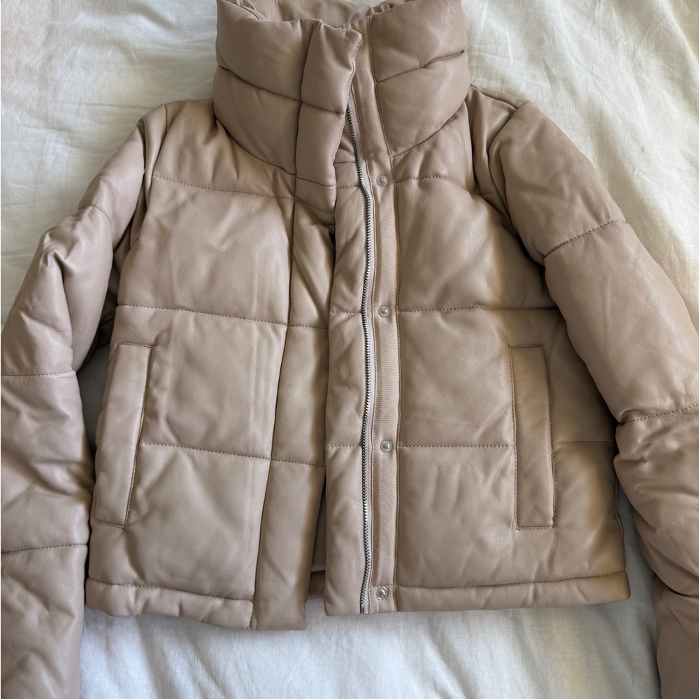 Abercrombie & Fitch Mini Leather Puffer